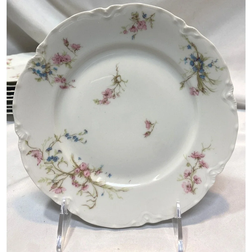 Haviland Schleiger 78D? Limoges France Set of 3 Salad Plates 7.5